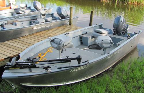18' Deluxe Boat with 50 hp 4 stroke motor Lake of the Woods 